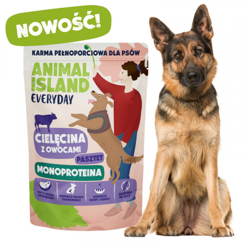 ANIMAL ISLAND Everyday Monoprotein Veal, Duck, Turkey - Nassfutter für Hunde - 9x300g - Fotogalerie 6