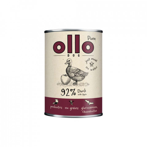 OLLO Pure Duck with apple - Nassfutter für Hunde - 400g - Fotogalerie 1