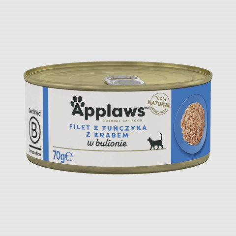 APPLAWS Thunfisch Filet MIX - Nassfutter für Katzen - 12x70g - Fotogalerie 3
