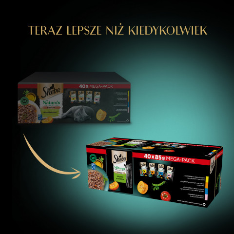 SHEBA Nature's Collection Mix - Nassfutter für Katzen - 40x85g - Fotogalerie 3
