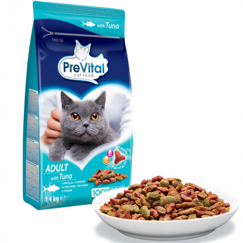 PREVITAL Adult Tuna - trockenfutter für Katzen - 1,4kg - Fotogalerie 6