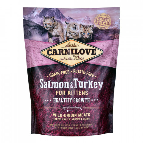CARNILOVE Cat Salmon & Turkey For Kittens - Trockenfutter für Katzen - 400 g - Fotogalerie 1