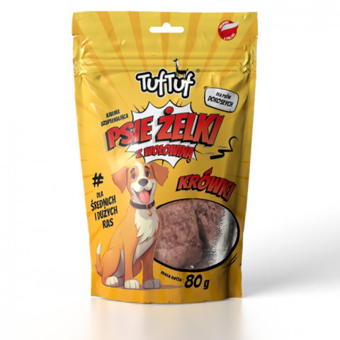 TUF TUF Psie żelki - beef fudge - leckerli für hunde - 80g - Fotogalerie 1