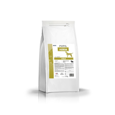 PUPIL Premium All Breeds Rabbit - trockenfutter für Hunde - 1,6kg - Fotogalerie 1