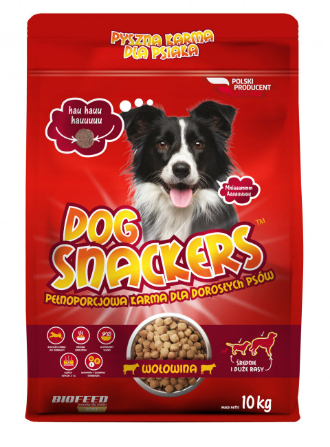 BIOFEED Dog Snackers Adult medium & large Beef - trockenfutter für Hunde - 10kg - Fotogalerie 1