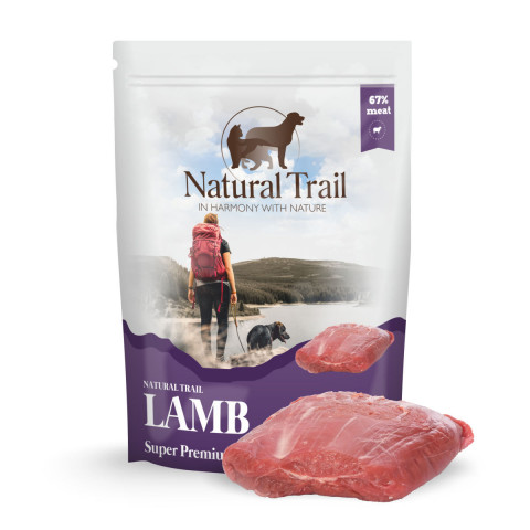 NATURAL TRAIL Pouch Lamb - Nassfutter für Hunde - 500g - Fotogalerie 1