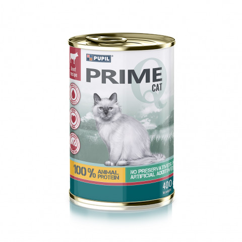 PUPIL Prime Rich in beef and liver - nassfutter für Katzen - 400g - Fotogalerie 1