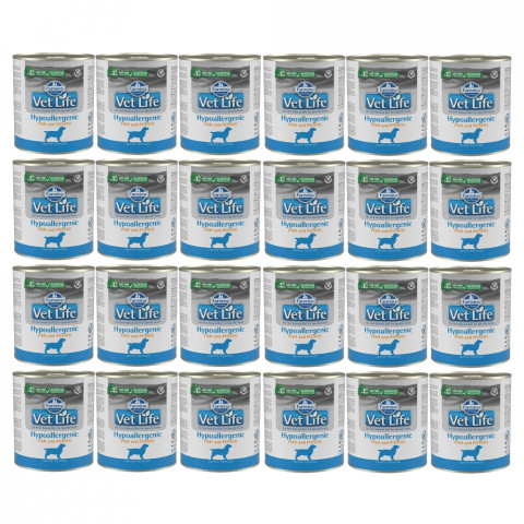 FARMINA Vet Life Canine Hypoallergenic Fish&Potato – Nassfutter für ausgewachsene Hunde 24 x 300 g - Fotogalerie 1