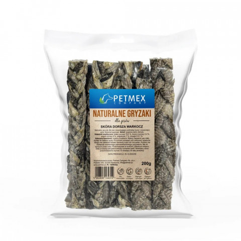PETMEX Cod skin - leckerli für hunde - 200g - Fotogalerie 1