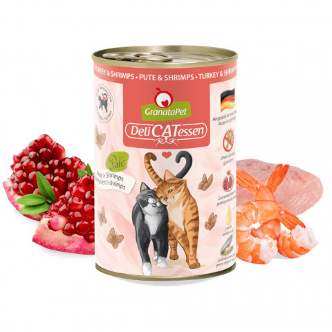 GRANATAPET DeliCATessen Turkey and shrimps - nassfutter für Katzen - 400g - Fotogalerie 2