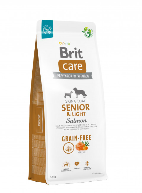 BRIT Care Senior&Light Salmon - Trockenfutter für Hunde - 12 kg - Fotogalerie 2
