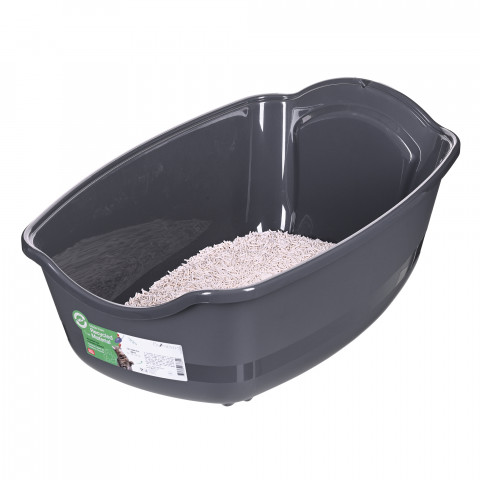 DIAMENTIQ BAYA light grey/dark grey - Katzentoilette - 55,5 x 40 x 38,7 cm - Fotogalerie 7