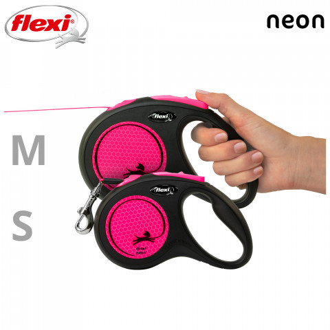 Flexi New Neon S 5 m Hund Rückziehbare Leine - Fotogalerie 5