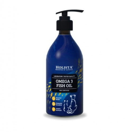 HOLISTA Omega 3 fish oil - nahrungsergänzungsmittel für hunde und katzen - 500ml - Fotogalerie 1