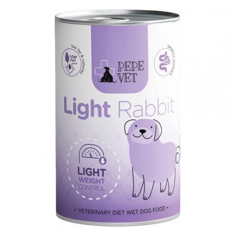 PAKA ZWIERZAKA Pepe Vet Light Mono Rabbit - Nassfutter für Hunde - 12x400g - Fotogalerie 6