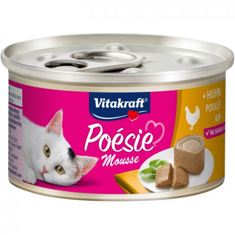 VITAKRAFT Poésie Mousse Chicken - nassfutter für Katzen - 85g - Fotogalerie 1