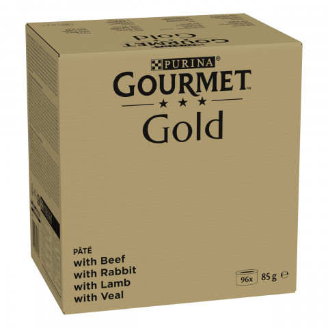 PURINA GOURMET GOLD Mousse Mix 4 Geschmacksrichtungen - Nassfutter für Katzen - 96x85g - Fotogalerie 4