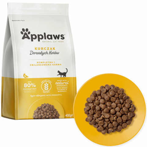 APPLAWS Adult Chicken - trockenfutter für Katzen - 400g - Fotogalerie 2