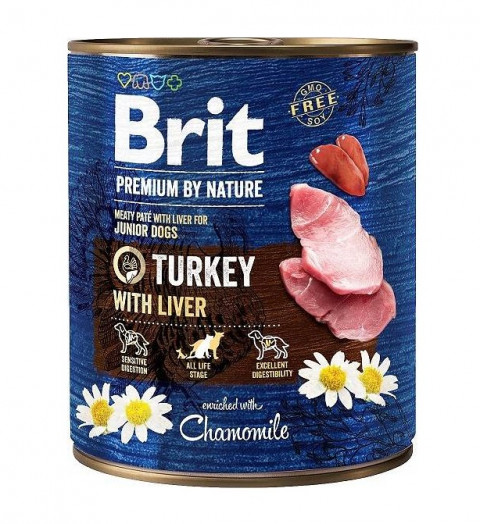 BRIT Premium by nature Junior Turkey with Liver - Nassfutter für Hunde - 800g - Fotogalerie 1