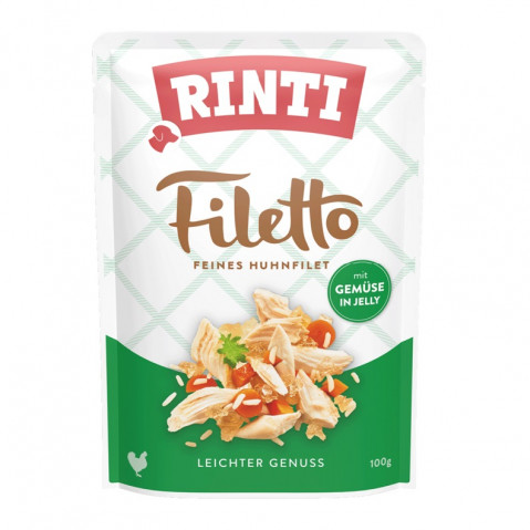 RINTI Filetto Chicken fillet with vegetables - Nassfutter für Hunde - 100g - Fotogalerie 1