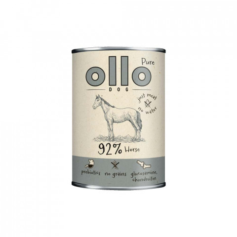 OLLO Pure Pferd - Nassfutter für Hunde - 400g - Fotogalerie 1