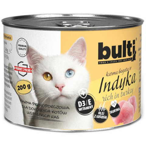 BULTI Hackfleisch MIX 5 Geschmacksrichtungen – Nassfutter für Katzen – 30 x 200 g - Fotogalerie 4