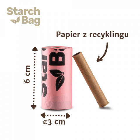 STARCH BAG - biobeutel für exkremente - 15 stück - Fotogalerie 4