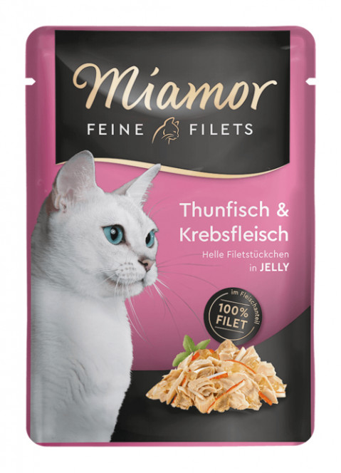 MIAMOR Feine Filets Thunfisch mit Krabben - Beutel 100g - Fotogalerie 1