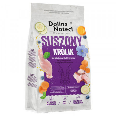 DOLINA NOTECI Premium Dried Rabbit - trockenfutter für hunde - 9kg - Fotogalerie 1