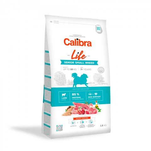 CALIBRA Dog Life Senior Small Breed Lamb - trockenfutter für Hunde - 1,5kg - Fotogalerie 1