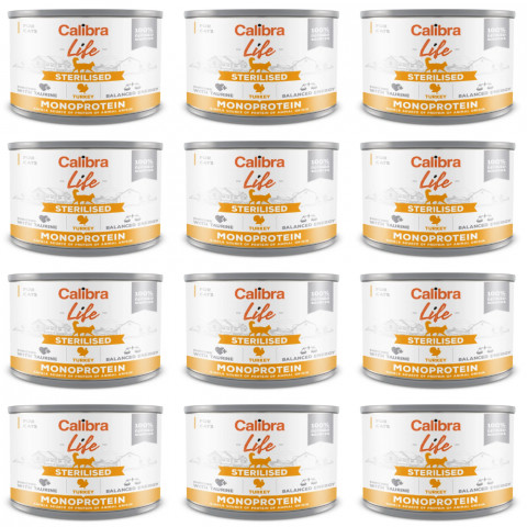 CALIBRA Cat Life Sterilised Turkey - Nassfutter für Katzen - 12x200g - Fotogalerie 1