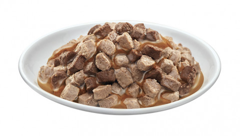 PREVITAL XXL BOX Geschmacks-Mix mit Huhn, Kalb, Lachs und Leber in Soße - Nassfutter für Katzen - 48 x 100g - Fotogalerie 5