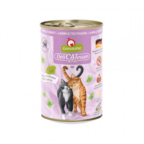GRANATAPET DeliCATessen Lamb and turkey - nassfutter für Katzen - 400g - Fotogalerie 1