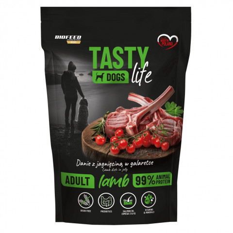 BIOFEED Tasty Dogs Life Lamb - Nassfutter für Hunde - 500g - Fotogalerie 1