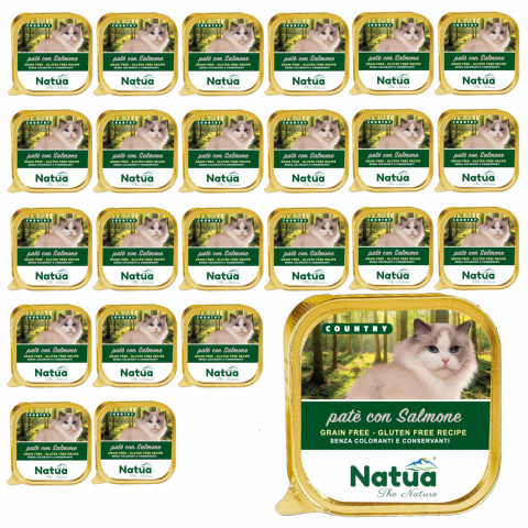 NATUA Country Lachs – Nassfutter für Katzen – 24x100g - Fotogalerie 1