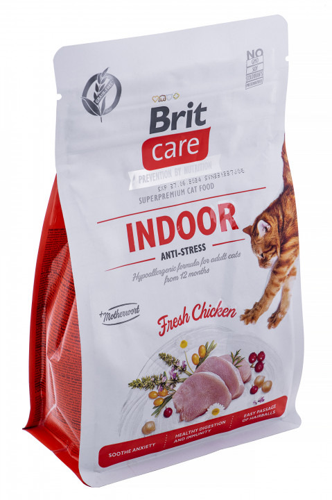 BRIT Care Grain-Free Adult Indoor Anti-Stress - Trockenfutter für Katzen - 400 g - Fotogalerie 4