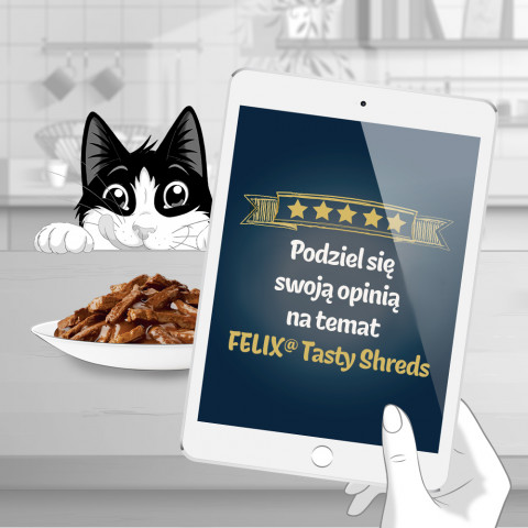 FELIX Tasty Shreds mit Rindfleisch und Huhn - 4x 80g - Fotogalerie 6