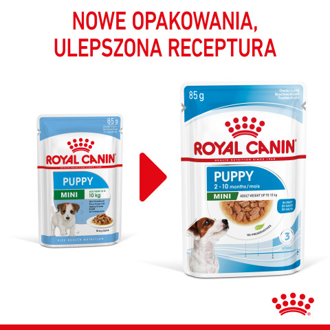 ROYAL CANIN SHN Mini Puppy in Sauce - Nassfutter für Welpen - 12X85g - Fotogalerie 7