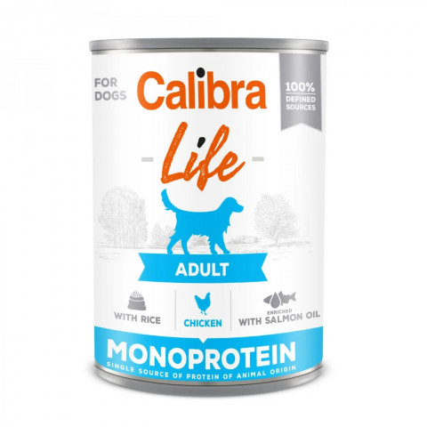 CALIBRA Dog Life Adult Chicken with rice - Nassfutter für Hunde - 400g - Fotogalerie 1