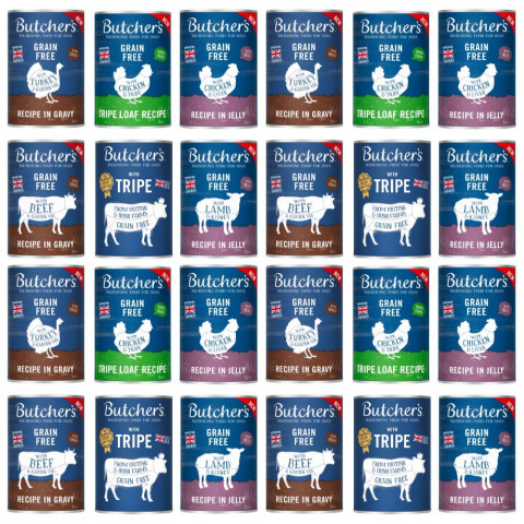 BUTCHER'S Original Recipe MIX SMAKÓW - mokra karma dla psa - 24x400g - Fotogalerie 1
