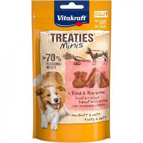 VITAKRAFT Treaties Minis Beef and carrot - leckerli für hunde - 48 g - Fotogalerie 1