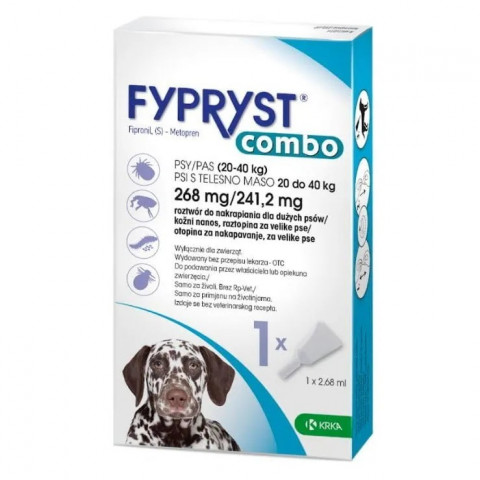 FYPRYST Combo (20-40kg) - tropfen gegen flöhe und zecken für hunde – 1x2,68ml - Fotogalerie 1