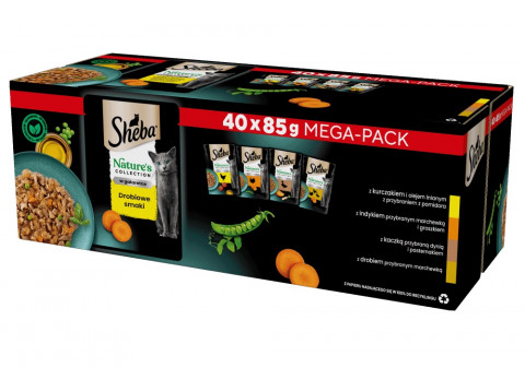 SHEBA Nature's Collection Poultry Flavors in jelly - nassfutter für Katzen - 40 x 85g - Fotogalerie 1
