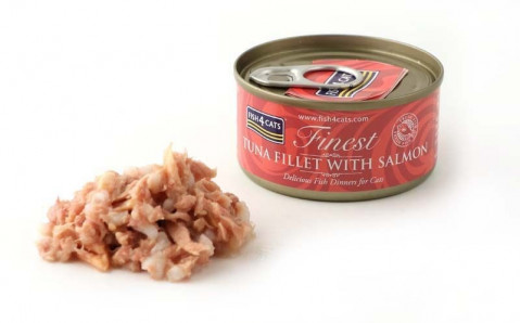 FISH4CATS Finest Filet GESCHMACKSMIX – Nassfutter für Katzen 6x70g - Fotogalerie 3