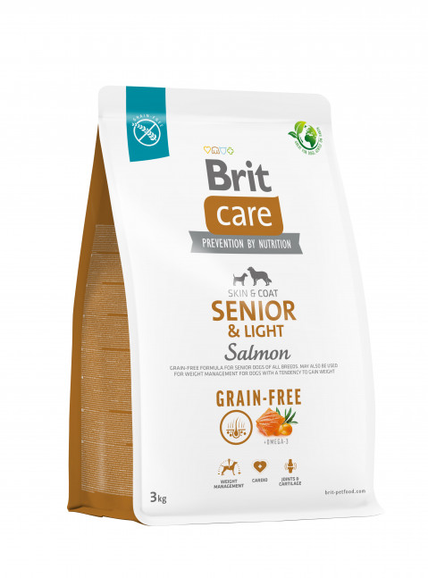 BRIT Care Senior&Light Salmon - Trockenfutter für Hunde - 3 kg - Fotogalerie 2