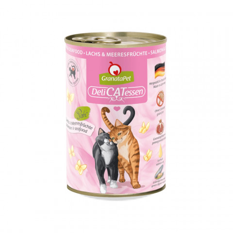 GRANATAPET DeliCATessen Salmon and seafood - nassfutter für Katzen - 400g - Fotogalerie 1