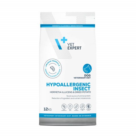 VET EXPERT Veterinary Diet Hypoallergenic Insect Dog - Trockenfutter für Hunde - 12 kg - Fotogalerie 4