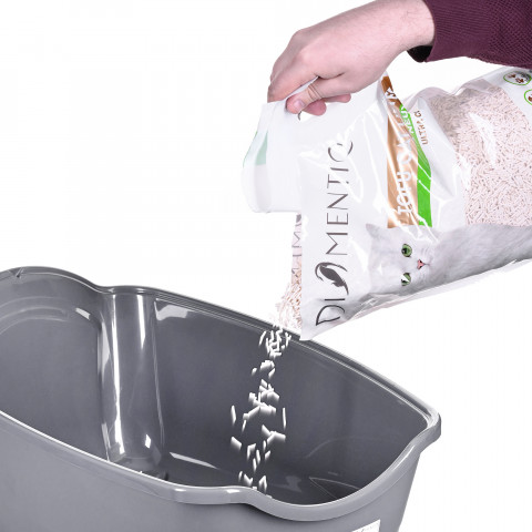DIAMENTIQ BAYA white/light grey - Katzentoilette - 55,5 x 40 x 38,7 cm - Fotogalerie 9