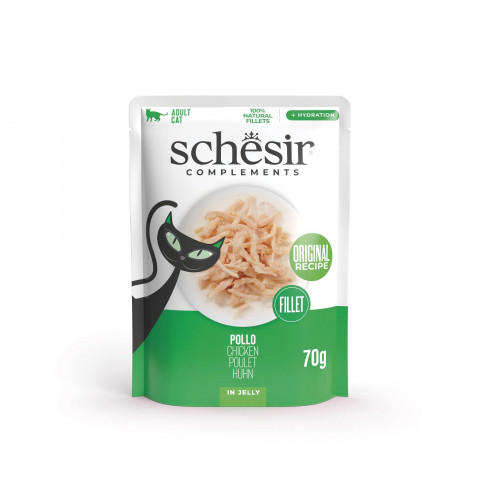 SCHESIR Chicken fillet in jelly - nassfutter für Katzen - 70g - Fotogalerie 1