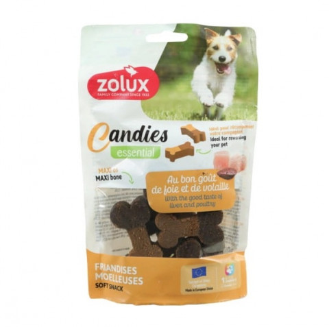 ZOLUX Candies Essential Maxi poultry bones - leckerli für hunde - 150g - Fotogalerie 1